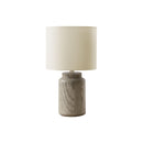Monarch I 9795 17"H Table Lamp Taupe Resin / Ivory Shade IMAGE 2