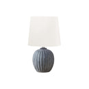 Monarch I 9869 19"H Table Lamp Grey Resin / Ivory Shade IMAGE 2