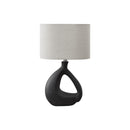 Monarch I 9881 23"H Table Lamp Black Resin / Grey Shade IMAGE 2