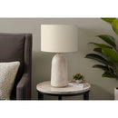 Monarch I 9905 27"H Table Lamp Beige Ceramic / Beige Shade IMAGE 1
