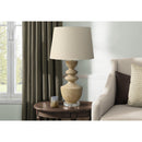 Monarch I 9921 28"H Table Lamp Beige Resin / Beige Shade IMAGE 1