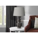 Monarch I 9922 28"H Table Lamp Grey Resin / Grey Shade IMAGE 1