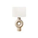 Monarch I 9932 28"H Table Lamp Beige Resin / Ivory Shade IMAGE 2