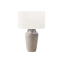 Monarch I 9939 28"H Table Lamp Grey Ceramic / Ivory Shade IMAGE 2