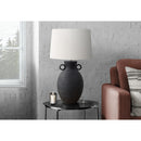 Monarch I 9944 30"H Table Lamp Black Ceramic / Ivory Shade IMAGE 1