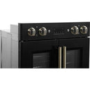  Forno 30-inch, 7.36 cu. ft. Built-in Double Wall Oven with Dual True Convection FBOEL1340-30BLK IMAGE 3
