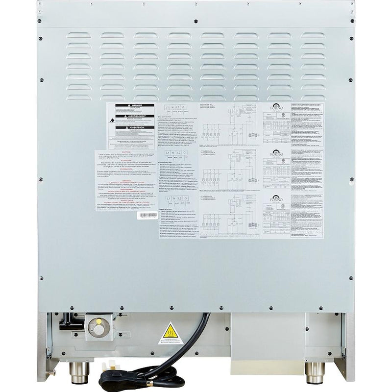  Forno 30-inch Freestanding Dual Fuel Range with French Door FFSGS6356-30WHT IMAGE 11