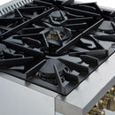  Forno 30-inch Freestanding Dual Fuel Range with French Door FFSGS6356-30WHT IMAGE 6