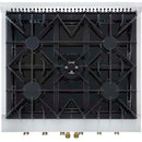  Forno 30-inch Freestanding Gas Range with French Door FFSGS6444-30WHT IMAGE 3