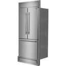  Forno 30-inch, 17.5 cu. ft. Built-in French 3-Door Refrigerator with Interior Ice Maker FFFFD1974-35MG IMAGE 4