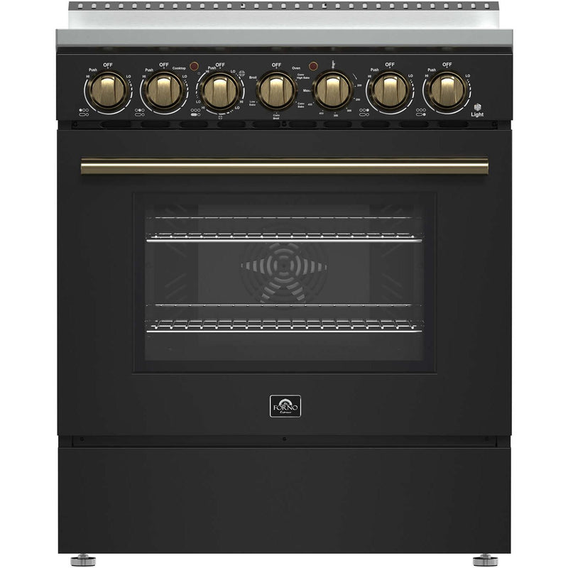  Forno 30-inch Freestanding Electric Range with True European Convection Technology FFSEL6011-30BLK IMAGE 1