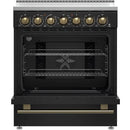  Forno 30-inch Freestanding Electric Range with True European Convection Technology FFSEL6011-30BLK IMAGE 7