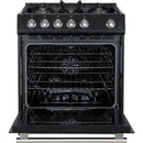  Forno 30-inch Freestanding Gas Range with Convection Technology FFSGS1116-30BLK IMAGE 10