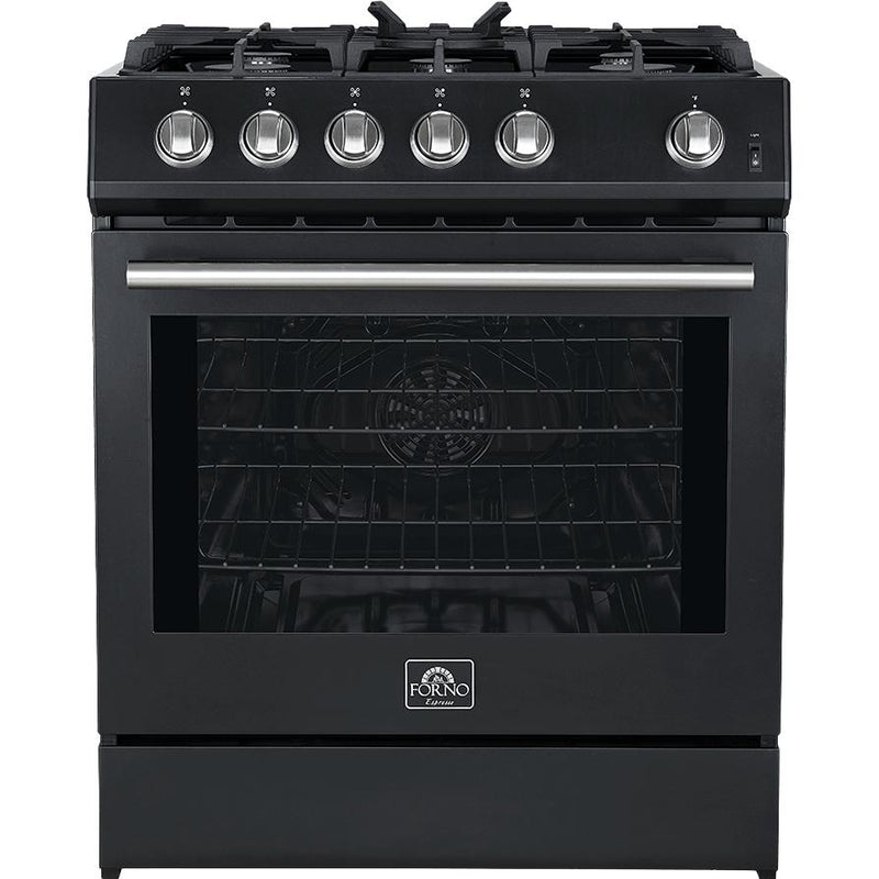  Forno 30-inch Freestanding Gas Range with Convection Technology FFSGS1116-30BLK IMAGE 11