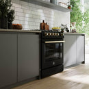  Forno 30-inch Freestanding Gas Range with Convection Technology FFSGS1116-30BLK IMAGE 6