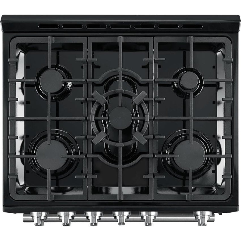  Forno 30-inch Freestanding Gas Range with Convection Technology FFSGS1116-30BLK IMAGE 9