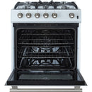  Forno 30-inch Freestanding Gas Range with Convection Technology FFSGS1116-30WHT IMAGE 10