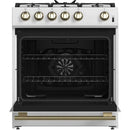  Forno 30-inch Freestanding Gas Range with Convection Technology FFSGS1116-30WHT IMAGE 2