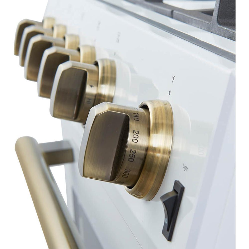  Forno 30-inch Freestanding Gas Range with Convection Technology FFSGS1116-30WHT IMAGE 7