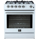  Forno 30-inch Freestanding Gas Range with Convection Technology FFSGS1116-30WHT IMAGE 9