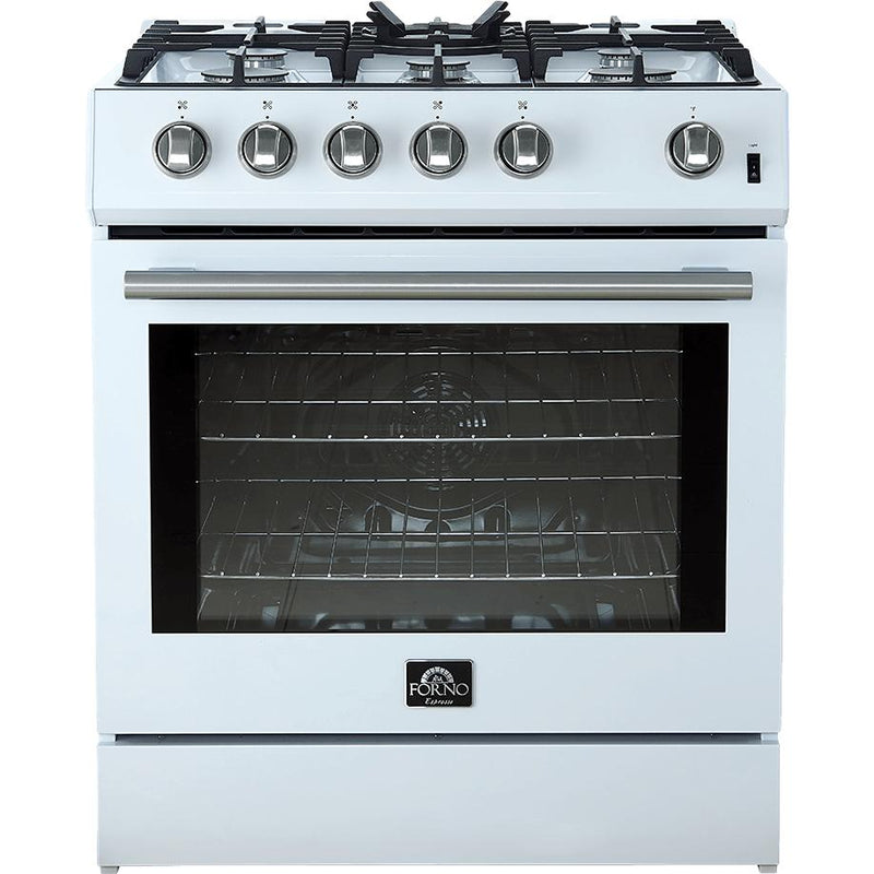  Forno 30-inch Freestanding Gas Range with Convection Technology FFSGS1116-30WHT IMAGE 9