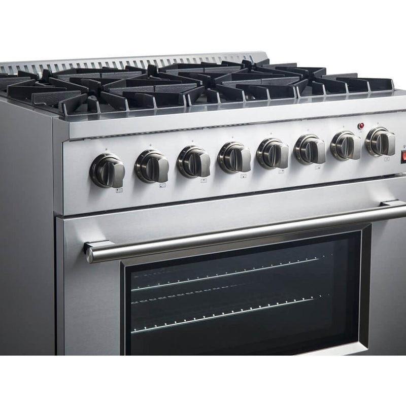  Forno 36-inch Freestanding Dual-Fuel Range with True European Convection Technology FFSGS6197-36 IMAGE 10