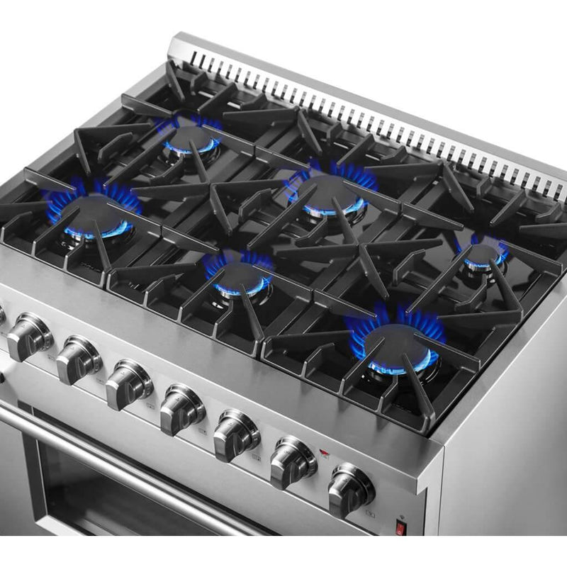  Forno 36-inch Freestanding Dual-Fuel Range with True European Convection Technology FFSGS6197-36 IMAGE 5