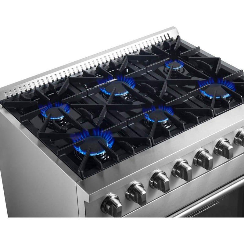  Forno 36-inch Freestanding Dual-Fuel Range with True European Convection Technology FFSGS6197-36 IMAGE 8