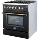  Forno 30-inch Freestanding Gas Range with Convection Oven Technology FFSGS6274-30BLK IMAGE 10