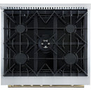  Forno 30-inch Freestanding Gas Range with Convection Oven Technology FFSGS6274-30BLK IMAGE 4