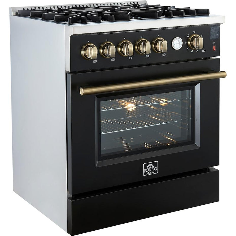  Forno 30-inch Freestanding Gas Range with Convection Oven Technology FFSGS6274-30BLK IMAGE 5