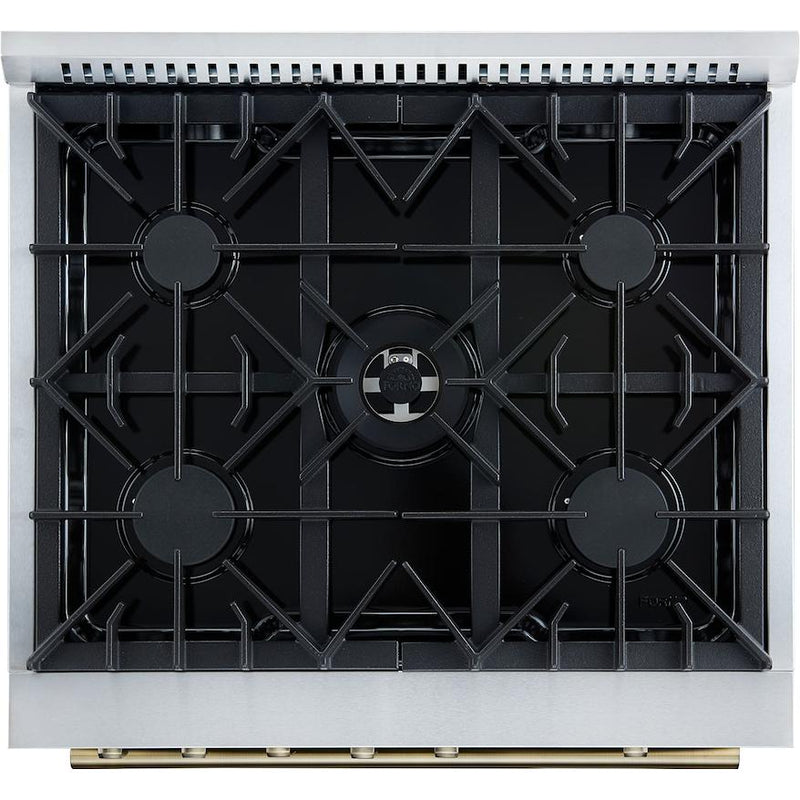  Forno 30-inch Freestanding Gas Range with Convection Oven Technology FFSGS6274-30WHT IMAGE 4