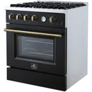  Forno 30-inch Freestanding Gas Range with Convection Technology FFSGS6277-30BLK IMAGE 13