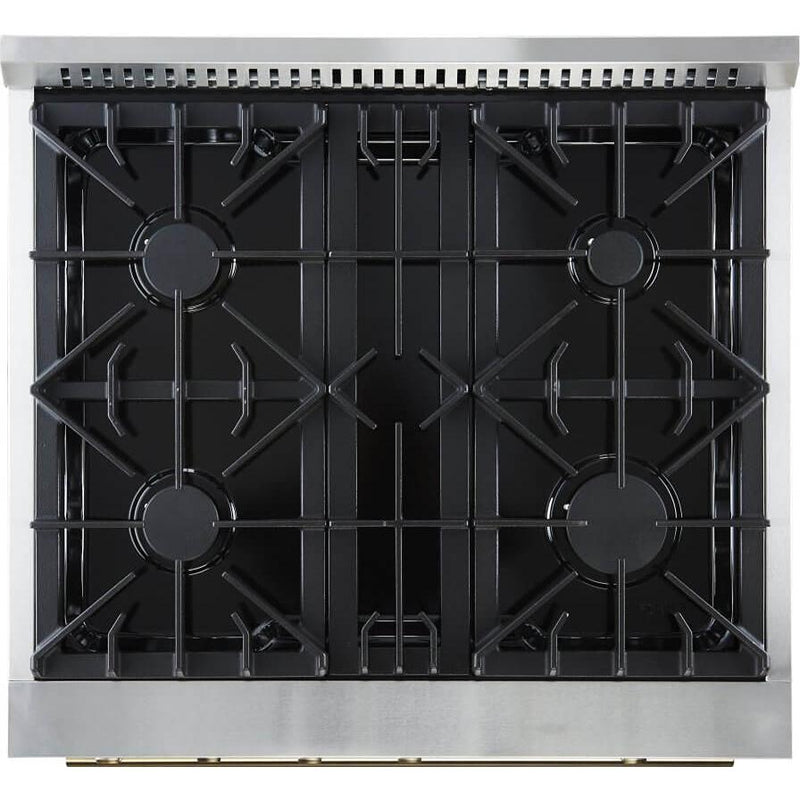  Forno 30-inch Freestanding Gas Range with Convection Technology FFSGS6277-30BLK IMAGE 5