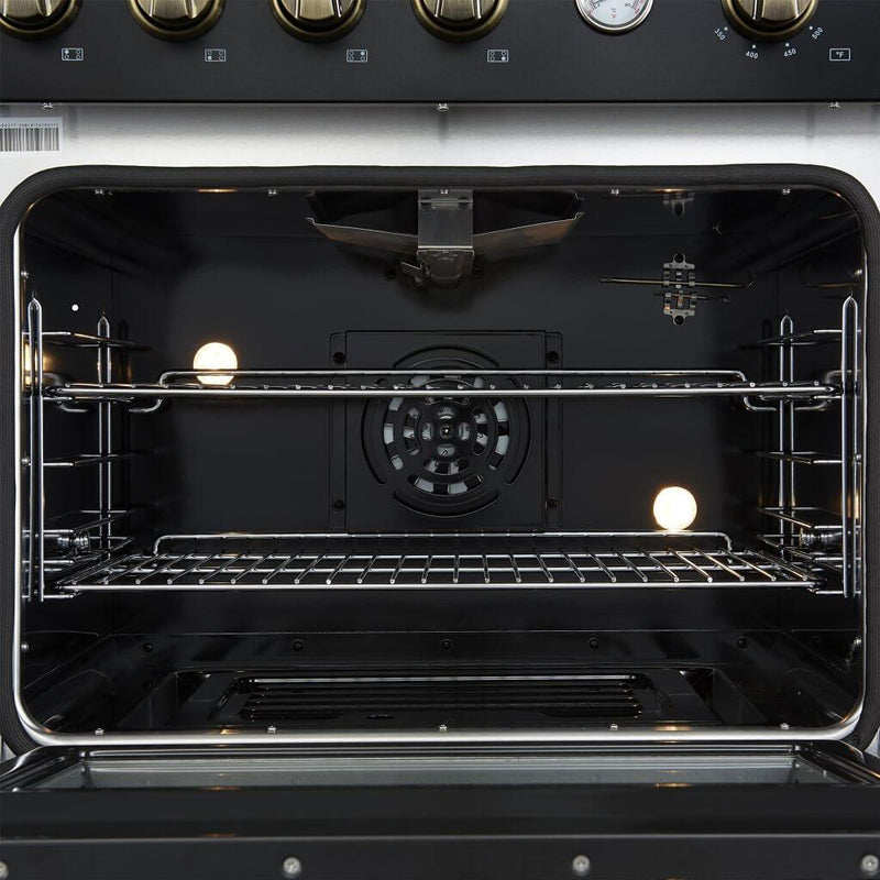  Forno 30-inch Freestanding Gas Range with Convection Technology FFSGS6277-30BLK IMAGE 9