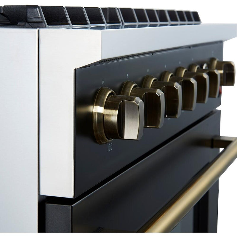  Forno 36-inch Freestanding Gas Range with Convection Technology FFSGS6277-36BLK IMAGE 8