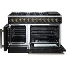 Forno 48-inch Freestanding Dual-Fuel Range with True European Convection Technology FFSGS6356-48BLK IMAGE 2