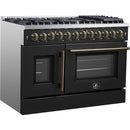  Forno 48-inch Freestanding Dual-Fuel Range with True European Convection Technology FFSGS6356-48BLK IMAGE 5