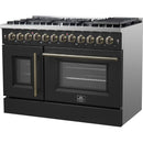  Forno 48-inch Freestanding Dual-Fuel Range with True European Convection Technology FFSGS6356-48BLK IMAGE 7