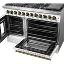  Forno 48-inch Freestanding Dual-Fuel Range with True European Convection Technology FFSGS6356-48WHT IMAGE 10