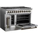  Forno 48-inch Freestanding Dual-Fuel Range with True European Convection Technology FFSGS6356-48WHT IMAGE 7