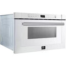  Forno 24-inch, 1.2 cu. ft. Drawer Microwave Oven FMWDR3000-24WHT IMAGE 3