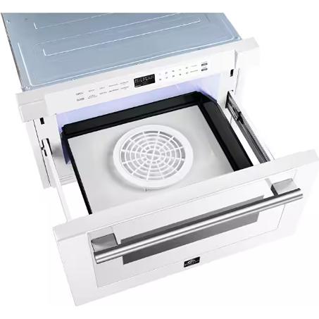  Forno 24-inch, 1.2 cu. ft. Drawer Microwave Oven FMWDR3000-24WHT IMAGE 7