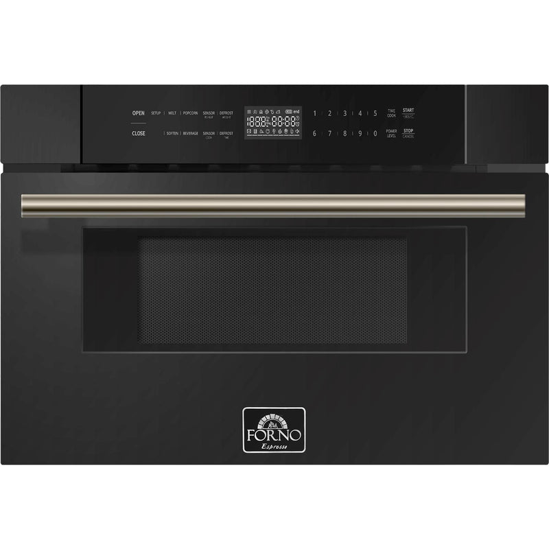  Forno 30-inch, 1.2 cu. ft. Microwave Drawer FMWDR3000-30BLK IMAGE 1