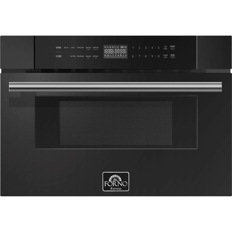  Forno 30-inch, 1.2 cu. ft. Microwave Drawer FMWDR3000-30BLK IMAGE 2