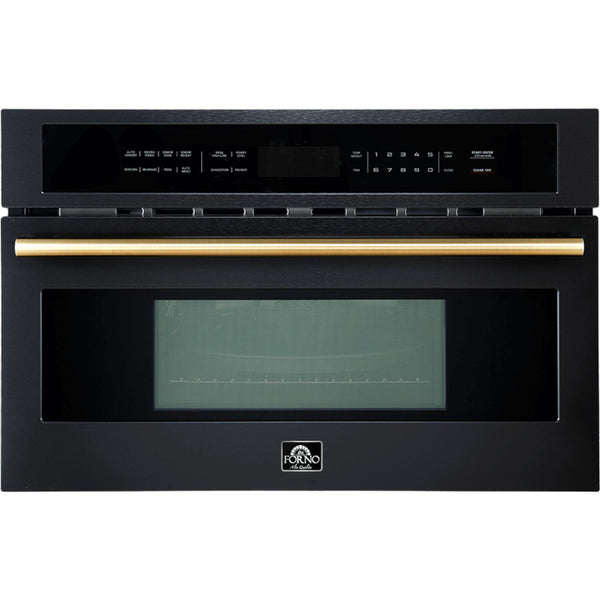  Forno 30-inch, 1.6 cu. ft. Built-in Microwave Oven with Convection Technology FMWDR3093-30BLK IMAGE 1