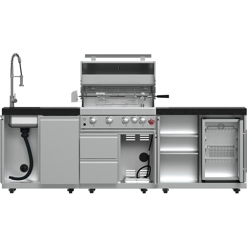  Forno Bulnes Outdoor Kitchen Center with 30-Grill and Beverage Center FODKT2506BLK IMAGE 2