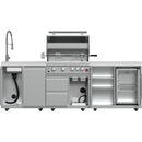 Forno Bulnes Outdoor Kitchen Center with 30-Grill and Beverage Center FODKT2506WHT IMAGE 2