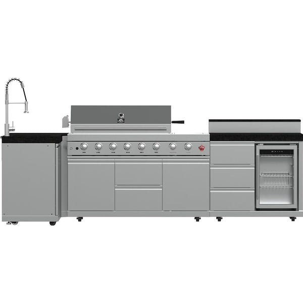  Forno Bulnes Outdoor Kitchen Center with Grill FODKT2520BLK IMAGE 1