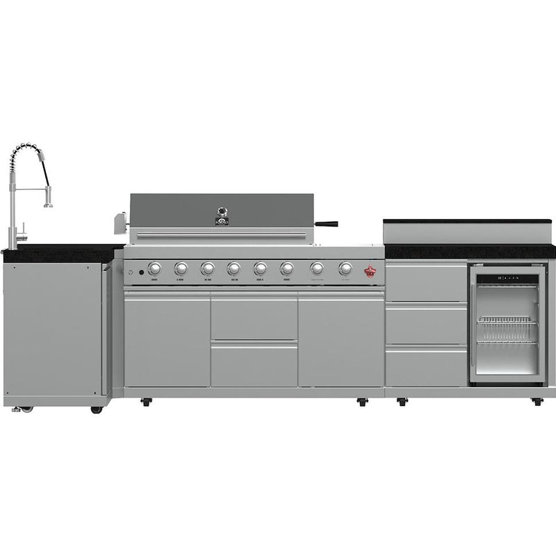  Forno Bulnes Outdoor Kitchen Center with Grill FODKT2520BLK IMAGE 1